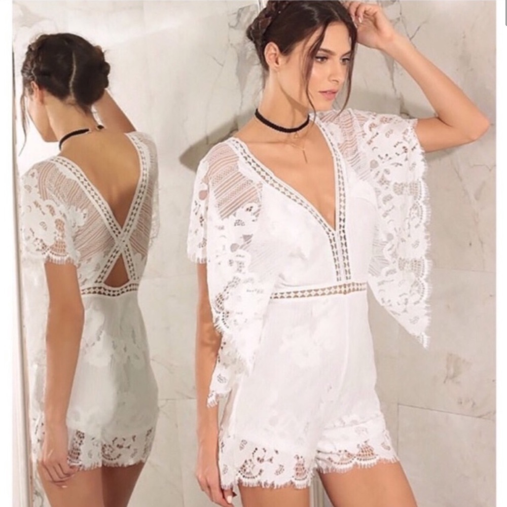 White romper